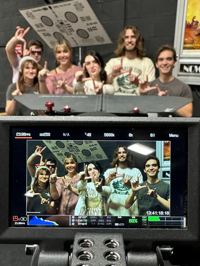 Juniors after day one of camera workshops